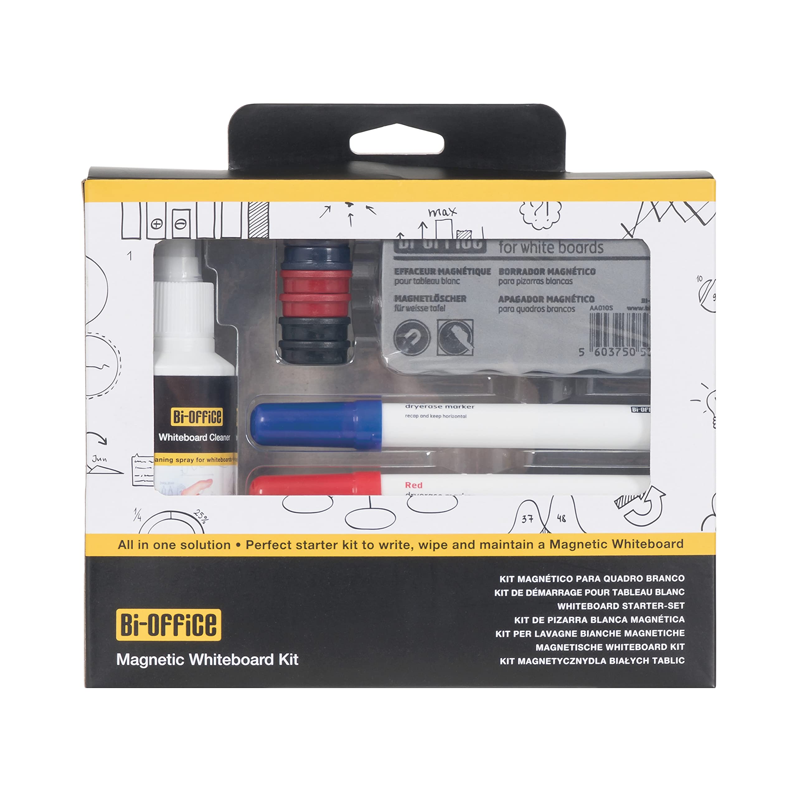 Bi-Office Magnetic Board Kit