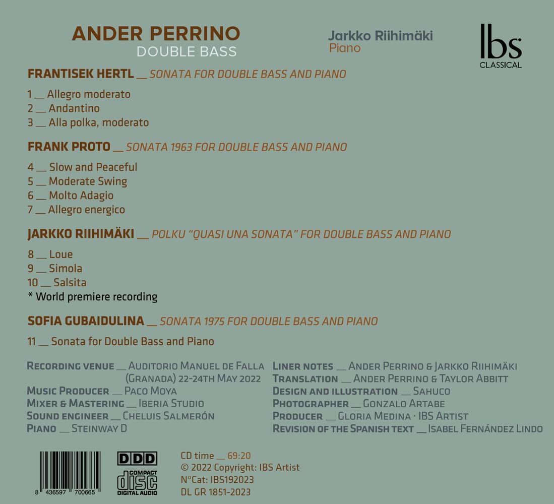 Ander Perrino: Double Bass