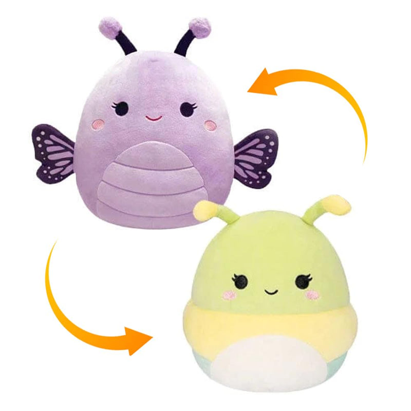 Squishmallows 5 inch Flip-A-Mallows Kellytoy Pluch (Rutabaga & Bibiana