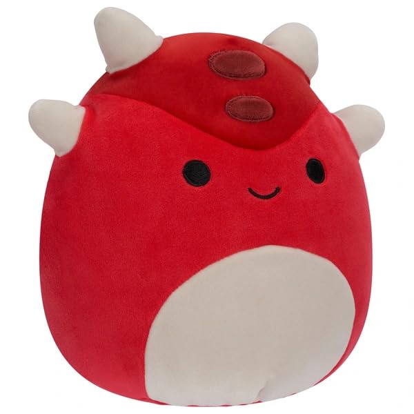 Squishmallows 7.5 Inch Plush, Sergio The Ankylosaurus Add Squad, Ultrasoft Stuffed Animal Toy, Official Kellytoy Plush