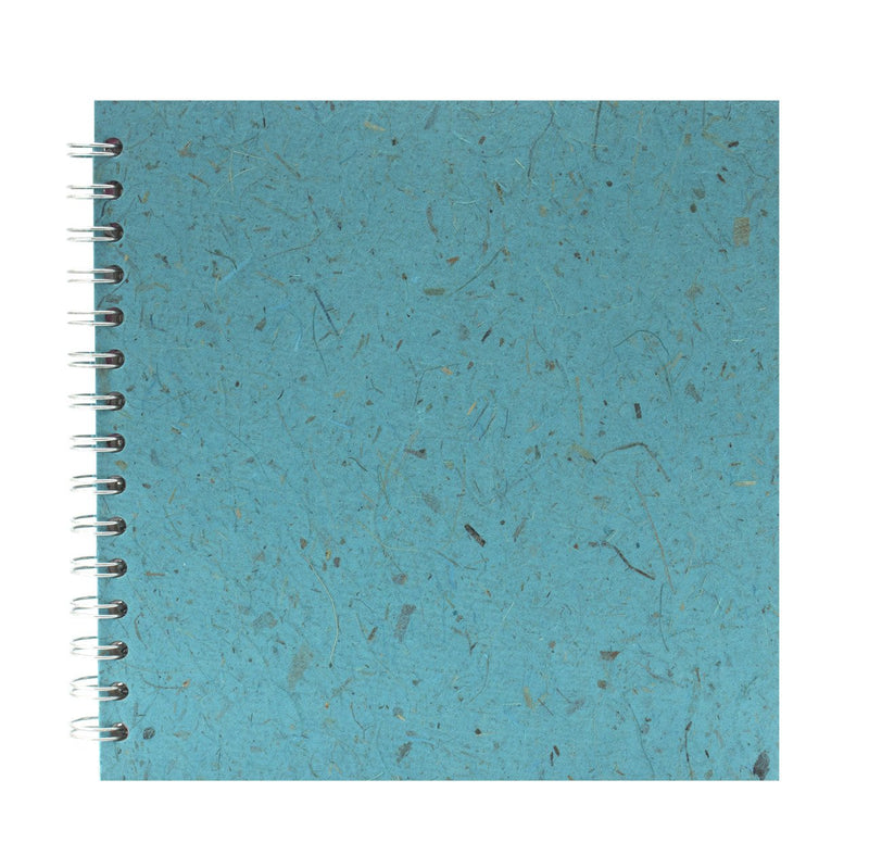 Pink Pig Square 8x8 inch Posh Banana Off White Paper Sketchbook - Sky