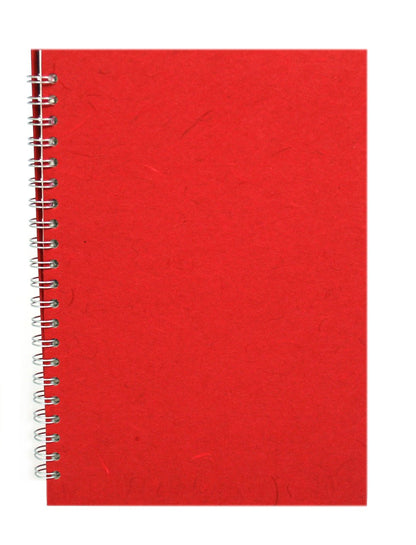 Pink Pig A4 Posh Silk Display Book - Red Portrait