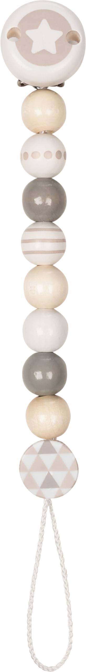 Goki Brand Pacifiers. Chupete Estrella Chain Model, Gray