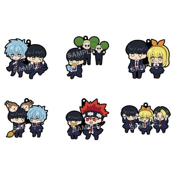 Mashle: Magic and Muscles assortiment charms caoutchouc 6 cm Buddy Collection (6)