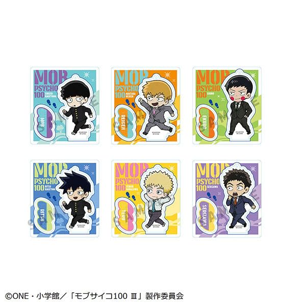 Mob Psycho 100 III assortiment figurines acrylique TokoToko 7 cm (6)
