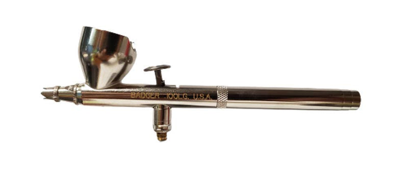 Badger Air-Brush Co. 100-6 (LG-H) Gravity Feed Large Head Airbrush, Large Cup, LG Airbrush
