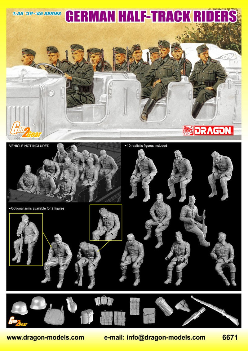 1/35 German Half-Track Riders
