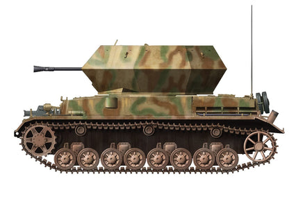 1/72 3.7Cm Flak 43 Flakpanzer Iv ``Ostwind`` Lexa Model