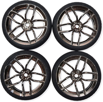 Carson 500900161 1 Wheel 10 Sp. Design (4) Smoke/ch-Model Building Accessories, Spare Part, Tuning, tyre Set