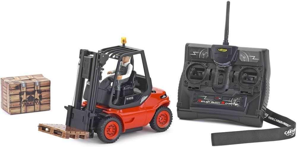 Carson 1:14 Functional model Linde H 40 D forklift truck with remote control (500907093