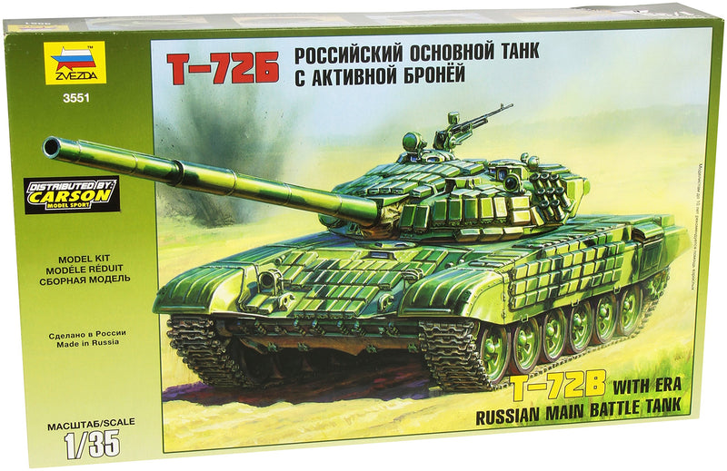 Zvezda 500783551 – Tank – 1:35 T-72 w/ERA