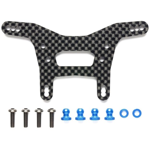 Tamiya 22057 XV-02 Carbon Damper Stay (Front) RC Car Part