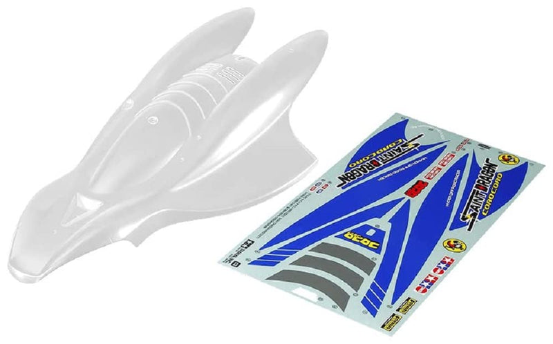 TAMIYA 47475 Saint Dragon 4WD Body Kit - Accessories for Remote Controlled Car, Replacement Body, RC Model Building, Model Making Accessories