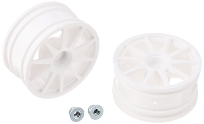 Tamiya Jaccs Accord 300050732 Wheel Rims, 2, 26 mm, White
