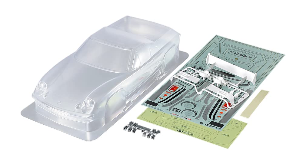 TAMIYA 51672 Lotus Europa M-C RS225 mm Kit-Accessories for Remote Control Car, Replacement Body, RC, Model Making, Multicoloured