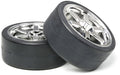 6-Spoke Wheels w/Drift Tires (2) 26mm (Japan Import