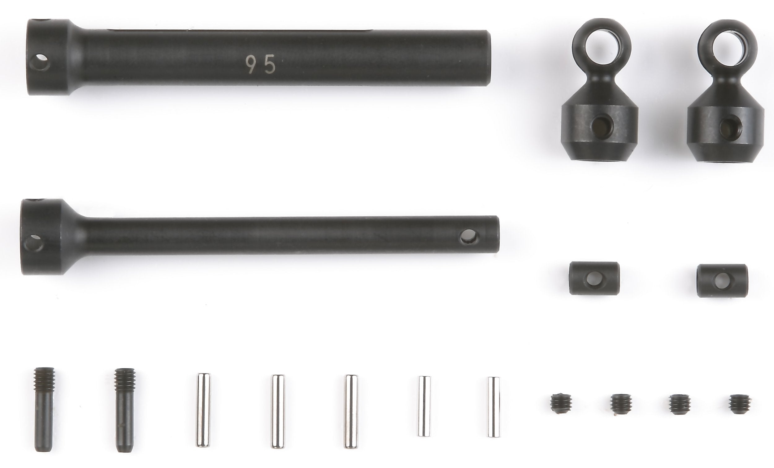 TAMIYA America, Inc RC Steel Prop Shaft, Carbon 95mm: CR-01, CC-02, TAM54113