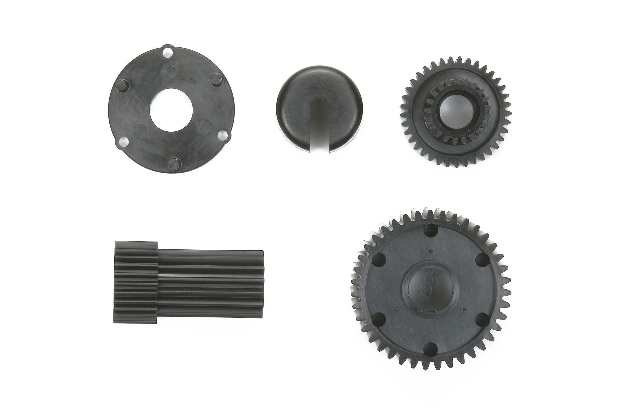 Tamiya 300054277 - M-03/04/05/06 Reinforced Gearbox, Black