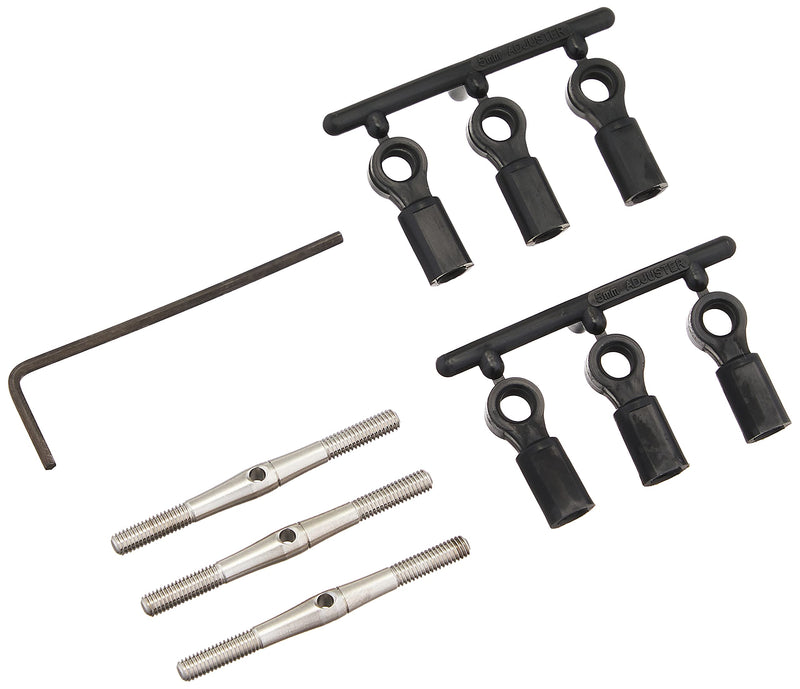 Tamiya 54818 Turnbuckle Steering Set (GF-01/G6-01) (Konghead/King Yellow)