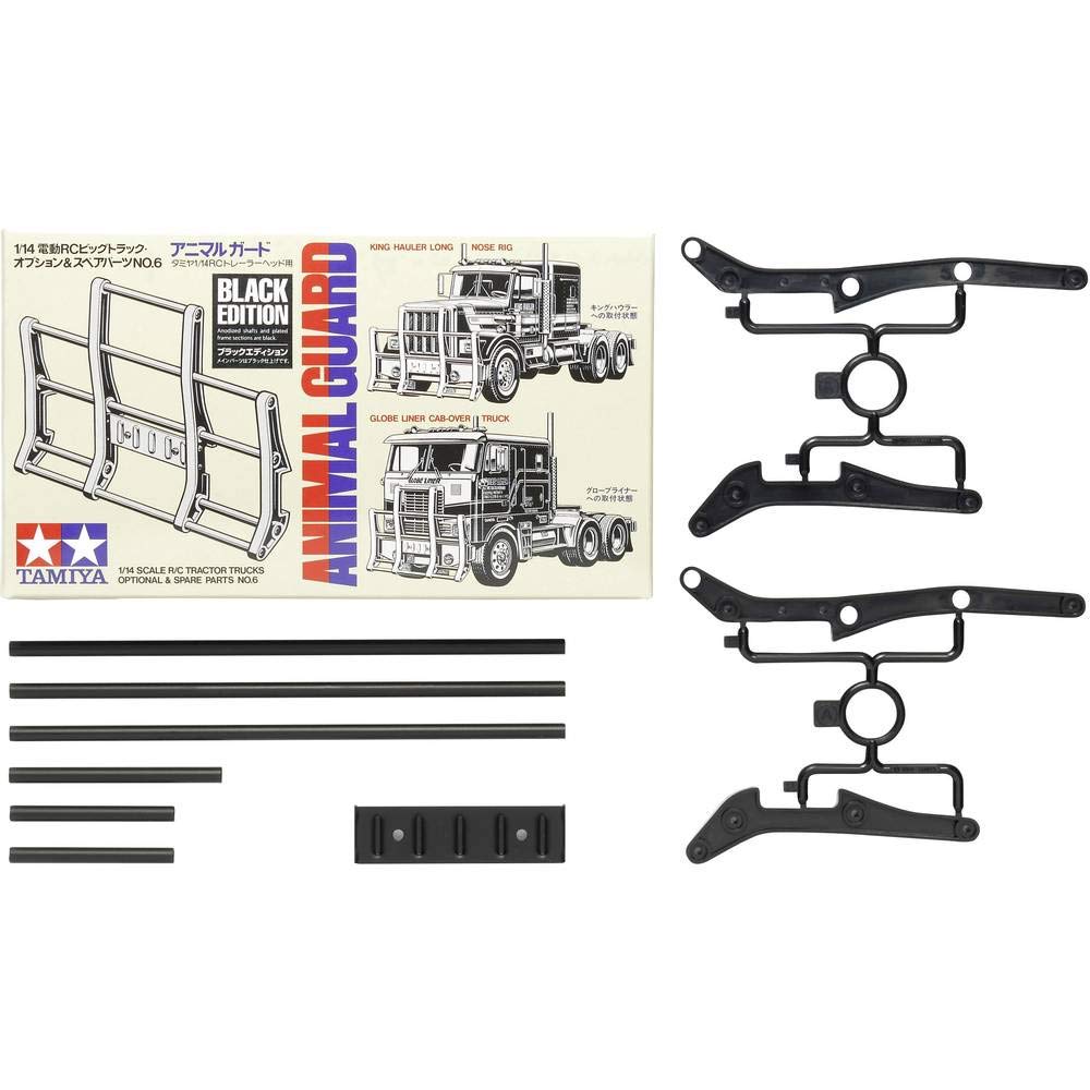 TAMIYA 300056547 1:14 Impact Protection Black for US Trucks