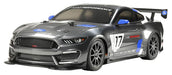 TAMIYA Ford 58664 1:10 RC Mustang GT4 TT-02 Remote Controlled Car/Vehicle Model Building Kit Hobby Assembly, Grey Single