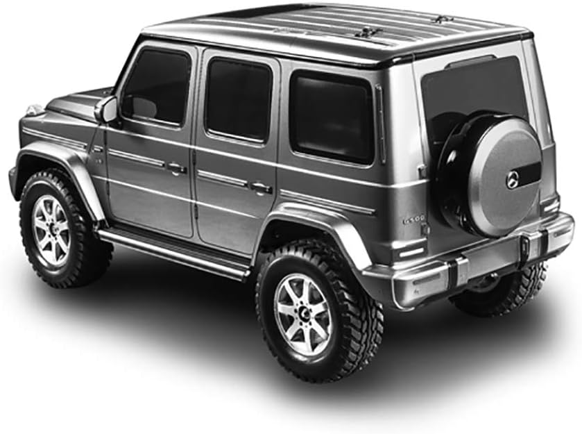 Tamiya 300058675 Mercedes-Benz 1:10 RC MB G-Class G500 (CC-02), kit, Illustrated Assembly Instructions, Remote Controlled car/Vehicle, Model Making, Hobby, Faithful Replica, Detailed, Unvarnished