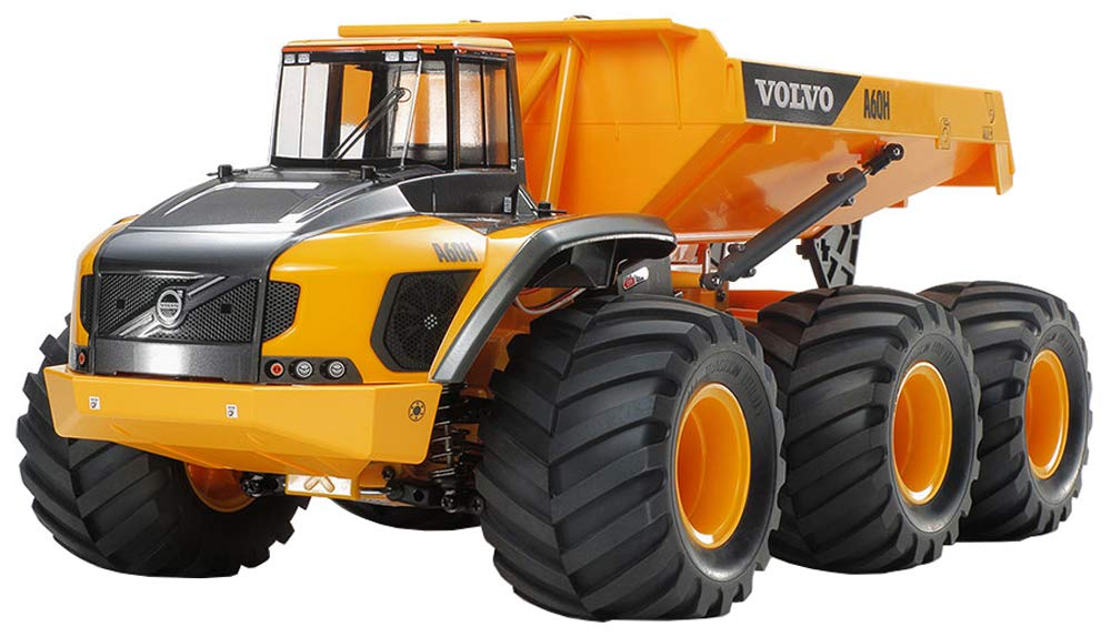 TAMIYA 58676 Volvo 1:24 A60G Hauler 6x6 (G6-01), Remote Controlled Car, RC Vehicle, Model Building, Hobby Crafts