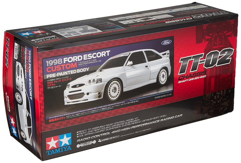 Tamiya RC Ford Escort Cosworth 1998 (TT-02) 1:10