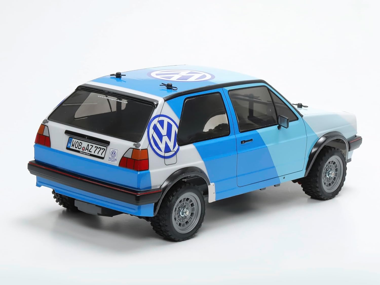 Tamiya 58714 1:10 RC VW Golf II GTI 16V Rally MF-01X - ferngesteuertes Auto, Fahrzeug, Modellbau, Zusammenbauen, Hobby, RC Bausatz, unlackiert