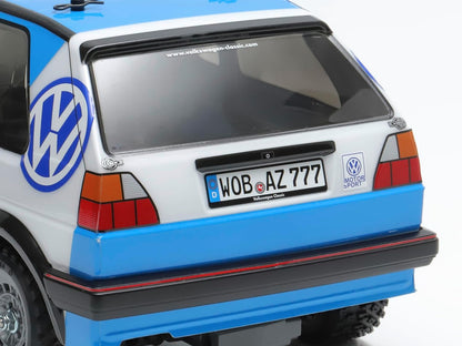 Tamiya 58714 1:10 RC VW Golf II GTI 16V Rally MF-01X - ferngesteuertes Auto, Fahrzeug, Modellbau, Zusammenbauen, Hobby, RC Bausatz, unlackiert