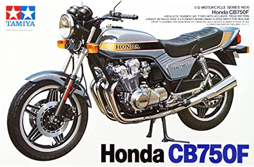Tamiya Honda CB750F 1:12 Kit, Color unlackiert, (14006