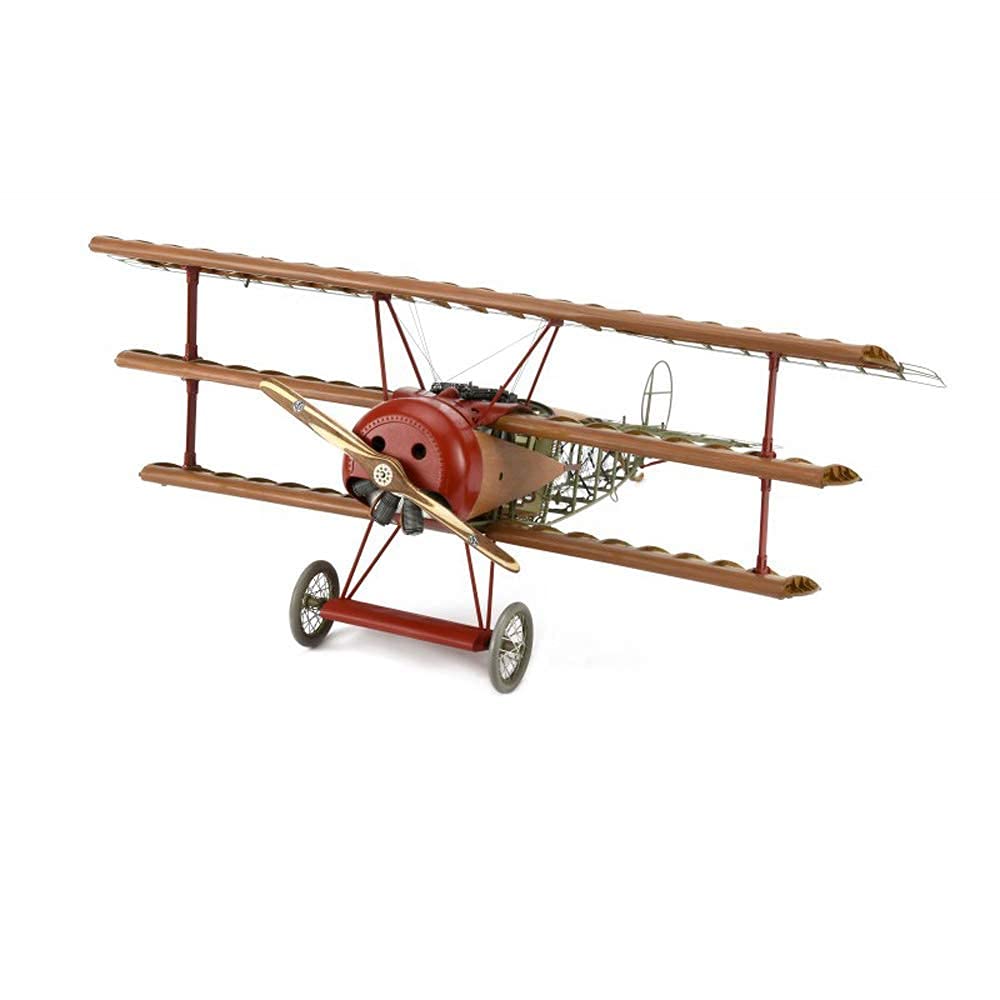 Artesanía Latina 20350. Wooden & metal fighter model Fokker Dr. I 1:16