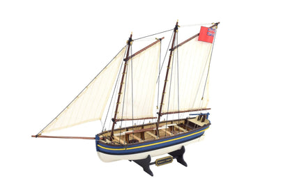 Artesanía Latina 19005. Wooden Ship Model Captain's Longboat of The British Vessel HMS Endeavour 1:50 Scale. Modeling Kit to Be Built