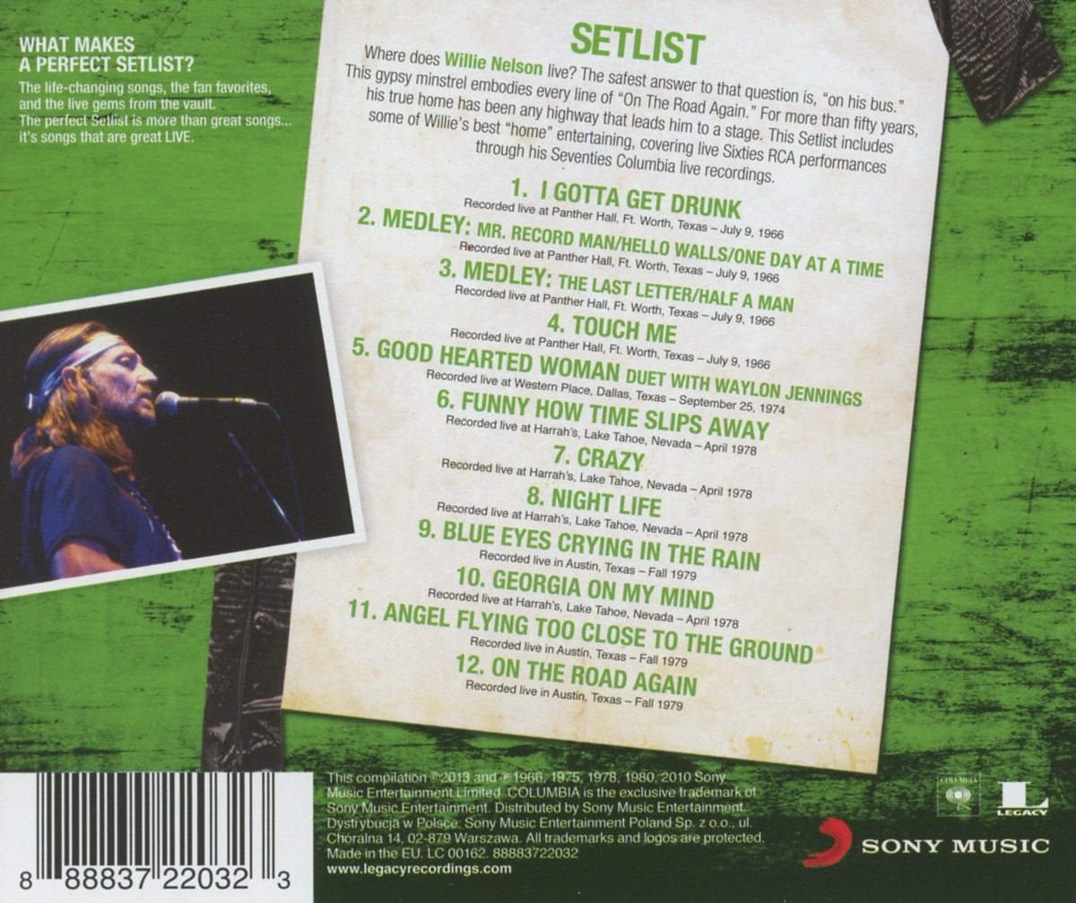Willie Nelson-Setlist Live