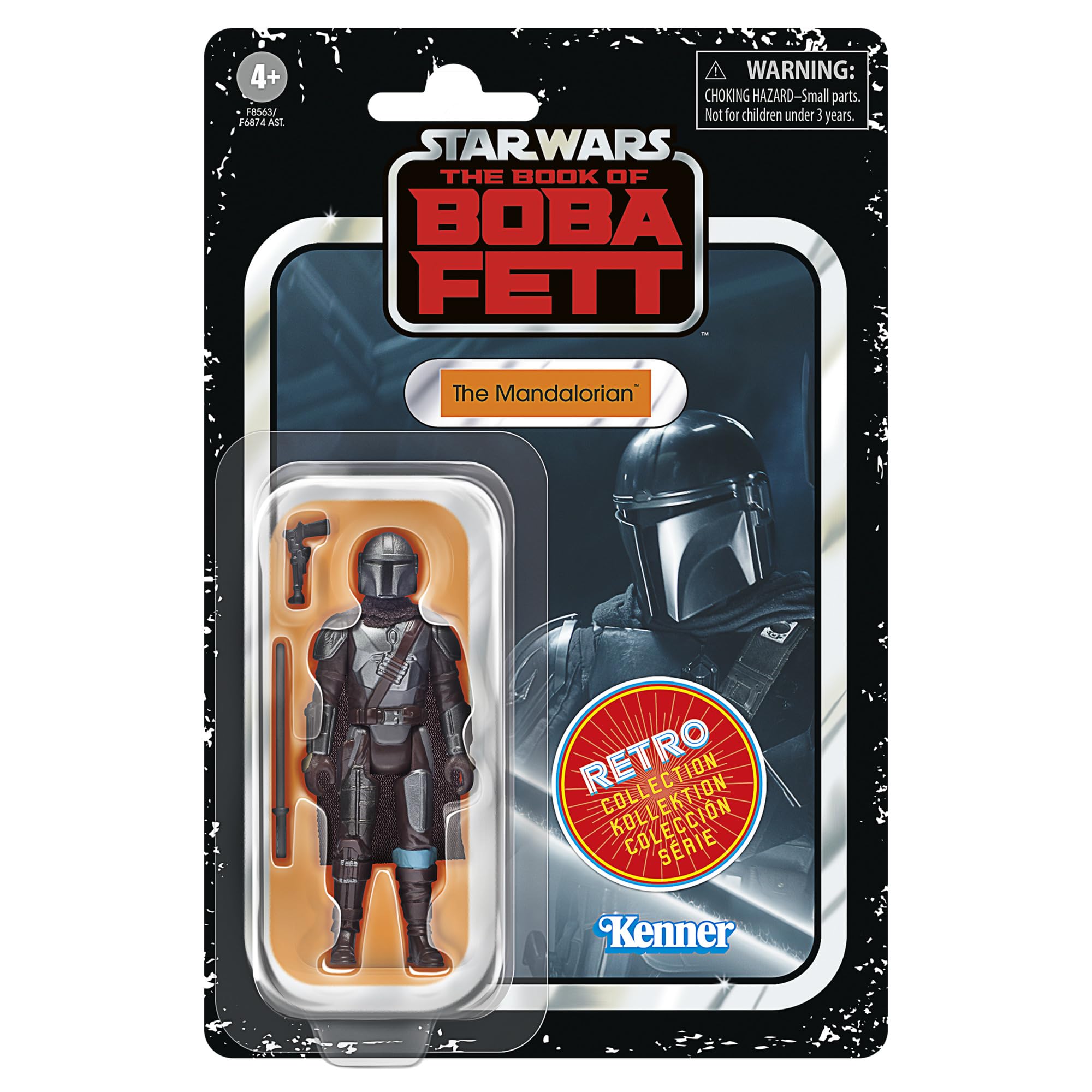 Star Wars Retro Collection The Mandalorian, Star Wars: The Book of Boba Fett 9.5-cm Action Figures