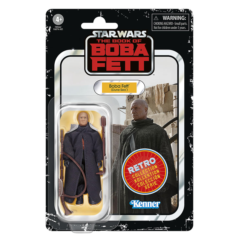 Star Wars Retro-Kollektion Boba Fett (Dünenmeer), Buch von Boba Fett, Action-Figur (Skala: 9,5 cm