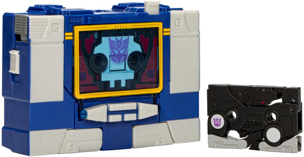 The Transformers Retro G1 figurine Decepticon Communicator Soundwave with Laserbeak & Ravage 18 cm