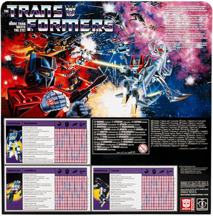 The Transformers Retro G1 figurine Decepticon Communicator Soundwave with Laserbeak & Ravage 18 cm