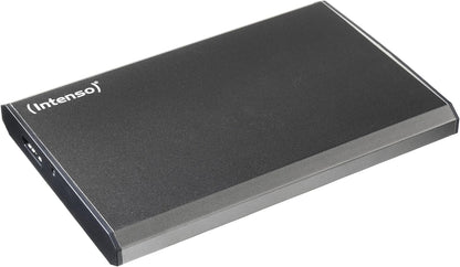 Intenso 6026530 500GB Memory Home USB 3.0 2.5 Inch External Hard Drive - Anthracite 500 gb - charcoal