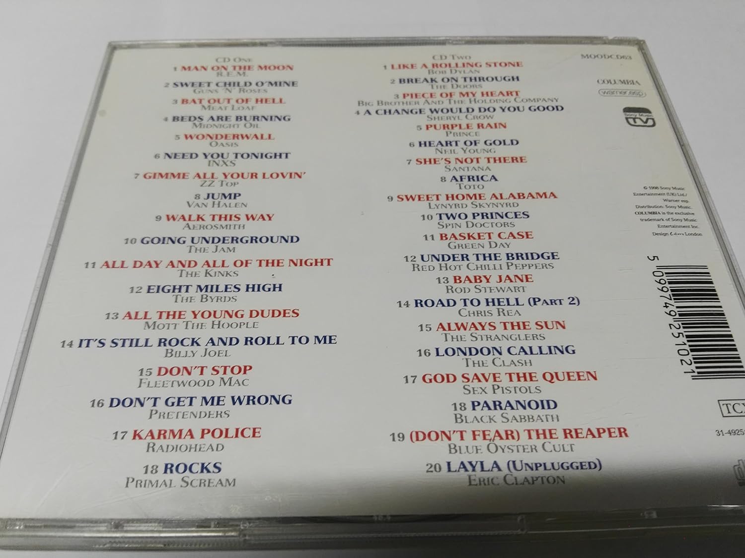 v/a - the All Time Greatest Rock Songs Vol. 1