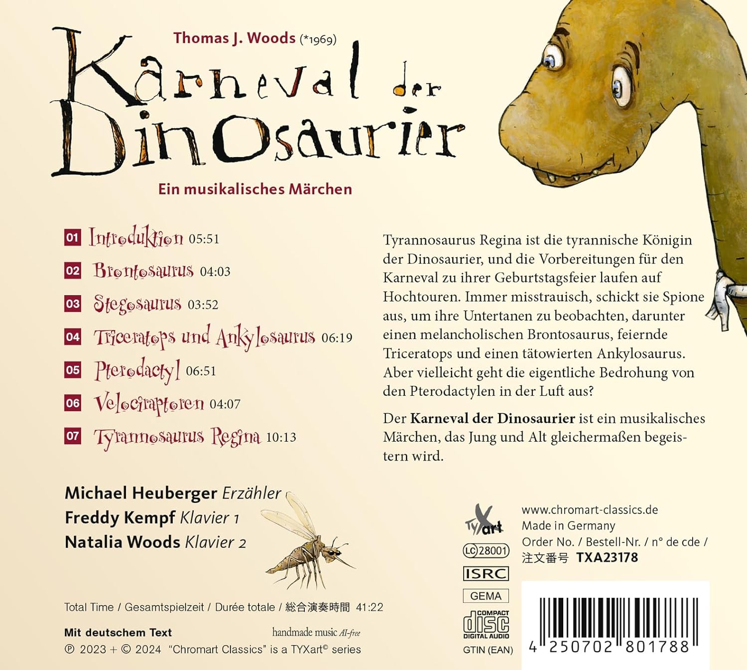 Thomas J. Woods: Karneval der Dinosaurier (Ein musikalisches Märchen)