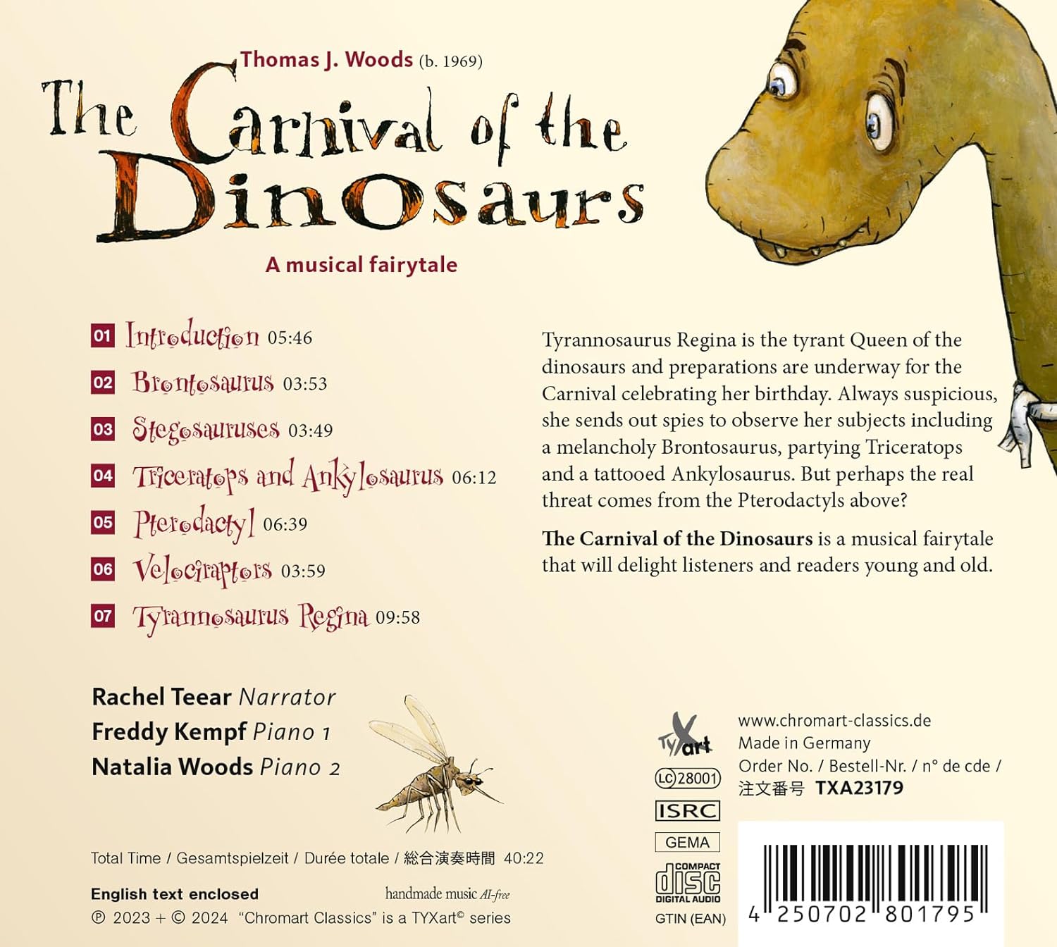 Woods: The Carnival Of The Dinosaurs (A Musical Fairytale)