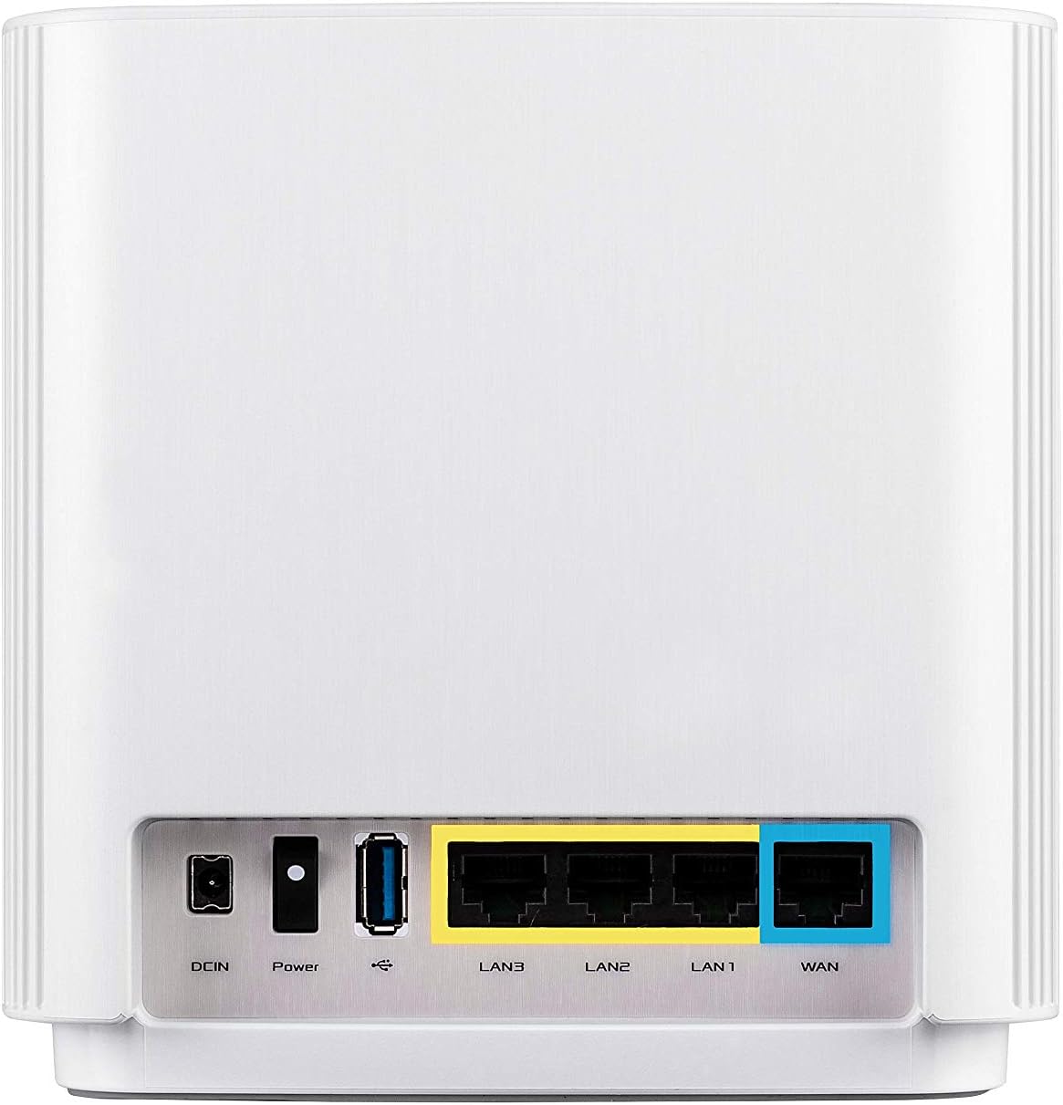 ASUS ZenWiFi AX Whole-Home Tri-band Mesh WiFi 6 System(XT8), Coverage Up to 230 sq m or 2475 sq ft or 4+ Rooms, 6.6 Gbps WiFi, 3 SSIDs 1 Pack White WIFI6 AX6600 6 + Bedrooms