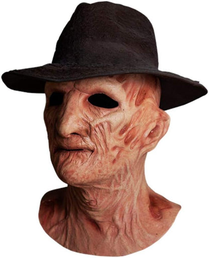 Trick Or Treat Studios A Nightmare on Elm Street 2: Freddy's Revenge Deluxe Latex Mask with Hat Freddy