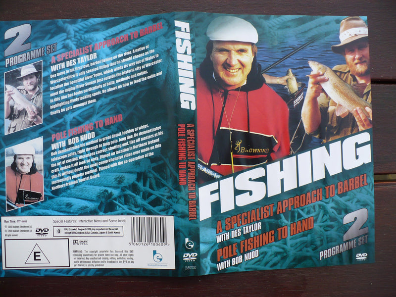 5060126180609 Fishing.A Specialist Approach to Barbel with Des Taylor.Pole Fishing to hand with Bob Nudd.