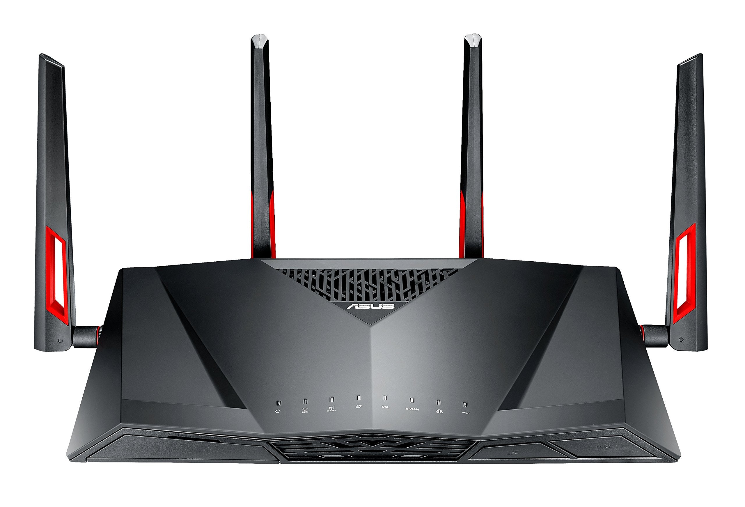 ASUS DSL-AC88U AC3100 Wi-Fi Gigabit Modem Router, Upto 18x Speed than VDSL2, USB 3.0 for LTE/3G Connection, Media Server for (BT Infinity, YouView, TalkTalk, EE and Plusnet Fibre) - Black