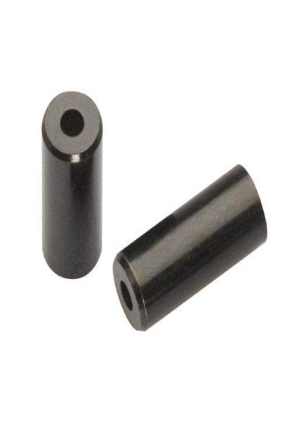 Jagwire Open Copper Gear End Cap Casing Black 4 mm 50 Pieces