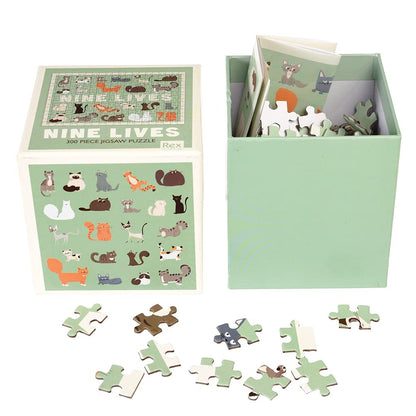 Nine Lives Cat 300 Piece Jigsaw Puzzle