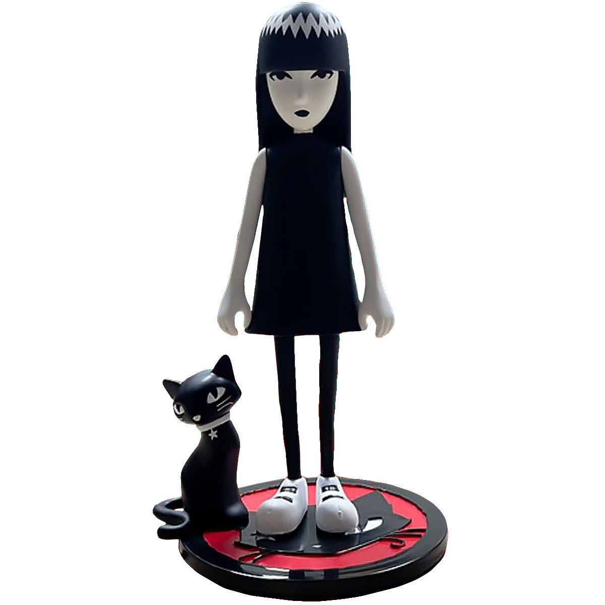 Emily the Strange figurine Bendy Emily & Mystery Kitty 25 cm