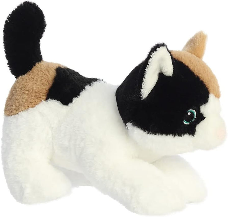 Aurora, 35049, Eco Nation Calico Cat, 8.5In, Recycled Soft Toy, Multi-Coloured